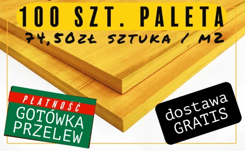 PALETA 100szt Płyty Trójwarstwowej Bez Okucia 500x2000x21 żółta sklejka, blaty drewniane || Płatność za pobraniem, Przelew ||